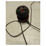 AYL Mini Speaker System, Portable Plug-in Speaker with 3.5mm Aux Input, External Audio for Laptop Computer, MP3 Player, iPhone, iPad, Cell Phone (Black) Charging Cord Not Included