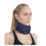 BLABOK Neck Brace for Sleeping - Cervical Collar Relief Neck Pain and Neck Support Soft Foam Wraps Keep Vertebrae Stable for Relief of Cervical Spine Pressure for Women & Men Blue(15.8-18.1 inch)