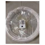 PATIKIL 12 Inch Dream Catcher Rings, 12 Pcs Plastic Macrame Wreath Floral Round Ring Hoop for Home Car DIY Craft Wedding Wall Hanging Decorations, White