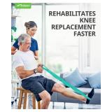 Trideer Stretching Strap Yoga Strap for Physical Therapy, 10 Loops Yoga Straps for Stretching, Non-Elastic Stretch Strap for Pilates, Exercise, Stretch Band for Women & Men (Light Green)