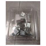 Bueyfolt Adjustable Steel Pilaster Shelf Support Clips -14 Pieces