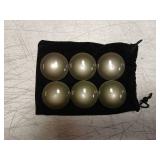 Jetec Magnetic Curtain Weights, Plastic Covered Heavy Duty No Sew Shower Curtain Magnets, Avoid Blowing Around, Work For Drapery, Tablecloth, Flag, Outdoor Liner(Gray,6 Sets)