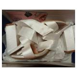 Trary Strappy White Heels - High, Chunky, Bow, Lace Up, Block & Short Styles -6