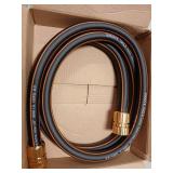 Giraffe Hybrid Leader Hose 5/8" x 6ft Custom Length, No Kink, Flexible, Leakproof Water Hose with Female to Female Fittings, 600 Burst PSI