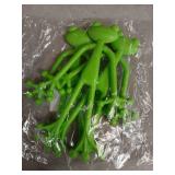 Frog Plant Stand, 3PCS Green Frog Plant Support Clips - Cute Plant Climbing Fixture & Flower Pot Hugger for Indoor/Outdoor Garden Decor, Vine Traction Holder for Large Potted Plants