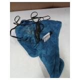 Sunbeam XL Renue Contoured Heating Pad, 25" x 25", For Neck & Shoulder Pain Relief with Auto Shut Off, Moist Heating Option, Machine-Washable, Gifts For Mom & Wife, Lakeshore Blue