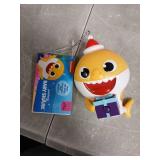 Kurt Adler Baby Shark Ollie with Sound Ornament Multicolor BK1212