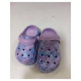 INMINPIN Kids Cute Clogs Cartoon Garden Shoes Boys Girls Slides Slippers Indoor Outdoor Children Water Shower Beach Pool Sandals,Purple,5.5-6.5 Toddler,Kids