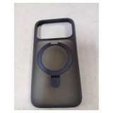 TORRAS Ostand Magnetic for iPhone 17 Pro Case, Fit for MagSafe, 3X Military Drop Protection, Camera Control, Slim Phone Case for iPhone 17 Pro with Kickstand, Translucent Matte Cover 6.3", Deep Blue