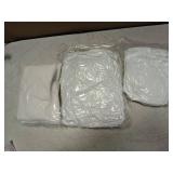 2 Fake Snow Blankets With Artificial Snow Confetti Decorations For Village Winter Scene - Retail: $8