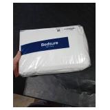 Bedsure Duvet Cover California King Size - Soft Double Brushed Bedding Set for Kids & Adults, Zipper Closure, 3 Pieces, Includes 1 Duvet Cover (104x98) & 2 Pillow Shams, NO Comforter, White