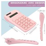 30 Pack Pocket Calculator Small Battery Powered Bulk Mini Size 4 Function Hand Held Basic Calculator for Students Kids School Home Office(Multicolor)