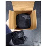 JOYNÃE 8 Pairs Mens Crew Work Cushion Socks Long Athletic Running Socks Workout Breathable Socks,Black,Sock Size:10-13