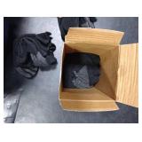 JOYNÃE 8 Pairs Mens Crew Work Cushion Socks Long Athletic Running Socks Workout Breathable Socks,Black,Sock Size:10-13