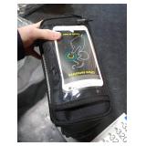 Bike Handlebar Bag with Touch Screen Phone Holder, 6L Large Water Resistant Bike Basket Front Bag with Handlebar Adapter, Reflective Bike Storage Pouch with Shoulder Strap for Bicycle and E-bike