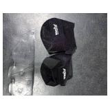 Welnove Gel Heel Protector Cups, Inserts Pads for Women Men, Plantar Fasciitis, Heels Spur Pain Relief, Achilles Tendonitis Dry Cracked Heel Support Cushion Black (W 4.5-9 / M 5-8)