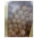150pcs 14MM Wood Beads Natural Unfinished Round Wooden Loose Beads Wood Spacer Beads for Craft Making Decorations and DIY Crafts(14MM)