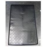 Ptlom Pet Placemat for Dog and Cat, Mat for Prevent Food and Water Overflow, Suitable for Small, Medium and Big Pet, 18 12, Black, Silicone