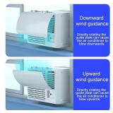 peachbasket Window Air Conditioners Windshield Universal - Room Air Conditioner Window Baffle - Prevent Direct Blowing of Cold Air - Air Conditioning Unit Baffle [20.87X7.87] Croppable