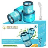 Dyson V15 Filter, 2-Pack Premium True HEPA Replacement Filters Compatible with Dyson V15 Detect, V15 Detect Absolute, V15 Submarine, V15 Detect Filter, V11 Animal Filter, V11 Filter, Part no 970013-02