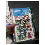 Mickey Mouse Magnetic Creations Set - Bundle with 40+ Mickey and Minnie Pieces for Kids, Toddlers | Disney Magnet Doll Play Tin