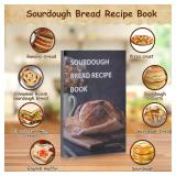 Sourdough Starter Kit, Sourdough Bread Baking Supplies, 40oz Sourdough Starter Jar, 9 Round & 10Oval Rattan Banneton Bread Proofing Baskets Set, Bread baking tools,Silicone bread Sling