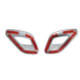 Voodonala for Challenger Inner Door Handle Cover Trim Accessories for Dodge Challenger 2015-2023 (Carbon Fiber Black Style,ABS,2Pcs/Set)