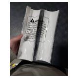 QOUBAI 72 Pcs Black Painted Dots Name Plates for Classroom Desks Decor Student Desk Name Tags with Alphabet Number Self Adhesive Black White Nameplates for Kindergarten Classroom Home School Supplies