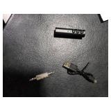 Bluetooth V5.0 Output Audio Receiver, KINDRM Mini Wireless 3.5mm Jack Aux Adapter Portable for Headphones, Speakers, Car/Home Stereo System(Black)