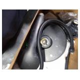 LIWEIKE 3 Handle Tub Shower Faucet, Matte Black Three Handles and Tub Spout Faucet Set Black Shower Faucet 3 Knob Brass Rough-in Valve