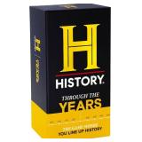History Channel Through the Years - General Knowledge Super Trivia Chronology Timeline, Party Card Game for Adults, Family, Tweens & Teens in the Pursuit of Trivial Knowledge