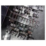 3 Pack Pants-Hangers-Space-Saving,6 Tier-Closet-Organizers-and-Storage Skirt Hangers with Clips,Closet-Organizer-Clothes-Organization-and-Storage Jeans Scarf Hangers,College-Dorm-Room-Essentials Decor