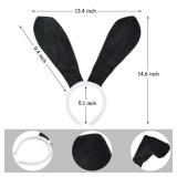 KINTOMG 5 PCS Dog Ears and Tail with Gloves Set-Halloween Christmas Festival Theme Party Cosplay Puppy Costume Accessory for Kids and Adults