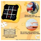 Tic Tac Toe Games for Kids: 4-in-1 Portable Sensory Puzzle Game - 6 7 8 9 10 11 12 Years Old Kids Electronic Toy for Travel Home School - Christmas Birthday Gift for Boys Girls