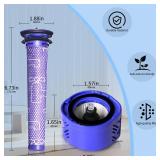 HEPA Vacuum Filter & Pre-Filter Kit Compatible with Dyson V6 Stick Vacuum Filters (Replaces Part 965661-01 & 966741-01)