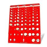 34 Nut and Bolt Thread Checker - Thread Gauge SAE and Metric - Screw Size and Thread Gauge - Bolt Size Finder & Bolt Thread Checker | All-in-One Nut and Bolt Gauge Tool for Industrial Use & DIY