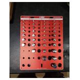 34 Nut and Bolt Thread Checker - Thread Gauge SAE and Metric - Screw Size and Thread Gauge - Bolt Size Finder & Bolt Thread Checker | All-in-One Nut and Bolt Gauge Tool for Industrial Use & DIY