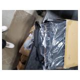 VILLEY Stadium Seats for Bleacher with Back Support, Folding Stadium Seat Cushion, Portable Bleacher Chair, Stadium Chair for Sports Events, Black