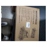 MERRYBOX Dish Drying Rack Large Capacity 2 Tier Dish Drying Rack Multifunctional Rustproof Dish Racks for Kitchen Counter with Large Utensil Holder, Cup Holder, Black