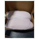 vocheer Anti Wrinkle Pillow, Comfortable Down Alternative Face Pillow, Adjustable Beauty Pillows Provides Neck Support and Pain Relief, Perfect Ergonomic Design for Side Sleeper, Amplexus, Pink