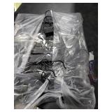 NORTHERN BROTHERS Pants Hangers, Black 50 Pack with Clips for Pants, Skirts, and Shorts - Plastic Bulk Hangers