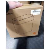 funest Bathroom Small Trash Can with Lid,10L / 2.7 Gallon Slim Garbage Bin Wastebasket with Press Top Lid for Bedroom,Rv,Office,Kitchen,Craft Room