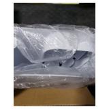 funest Bathroom Small Trash Can with Lid,10L / 2.7 Gallon Slim Garbage Bin Wastebasket with Press Top Lid for Bedroom,Rv,Office,Kitchen,Craft Room