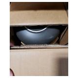 Tikooere Stoneware Pasta Bowls, 34 oz Large Salad Bowl Set of 4, Ceramic Serving Bowls for Ramen, Pasta, Fruit, Cereal, Dinner, Wide and Shallow Bowls, Microwave & Dishwasher Safe, Matte Black