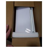 TSJ OFFICE Small Desktop Whiteboard -Glass Dry Erase Board Computer Keyboard Stand White Board Surface Pad with Drawer, Desk Organizers with Accessories for Office, Home, School Supplies