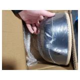 ECOWAY Bamboo Fiber Salad Bowl with Lid & Servers, 4Qt, Melamine Salad Serving Bowls Set with Bamboo Lid, Salad Mixing Bowl with Spoon Fork for Fruits Vegetables and Pasta (Black, 9.8inch)