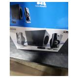 Cyber Acoustics CA-3090 2.1 Speaker System with Subwoofer with 18W of Power Easy Setup and Convenient Controls, Great for Music, Movies, and Gaming