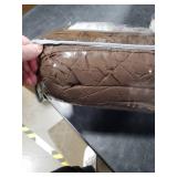 U-NICE HOME Large Sofa Cover Reversible Couch Cover for Dogs with Elastic Straps Water Resistant Furniture Protector for Pets Couch Cover for 4 Cushion Couch (Oversized Sofa, Coffee/Beige)