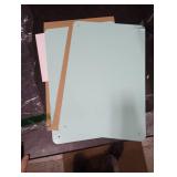 Green 2Pack Magnetic Board,17.5 x 11.4 Magnet Bulletin Board to Display Magnetic Notes, Poetry, Photos, Suitable for Wall, Refrigerator, Cabinet etc, Come with 4 Pcs Dual Lock Tape and Screws