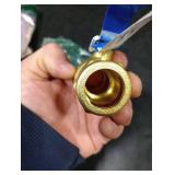 Eastman Full Port Ball Valve, 3/4 x 3/4 Inch Compression Ends, Brass Inline Water Shut-Off Valve, 20097LF